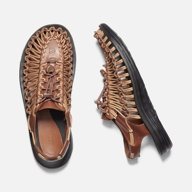 Sandals Keen Men Uneek Premium Leather Brown | Outdoorsupply.co.uk